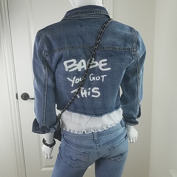 Refuge Frayed Jean Jacket - Picture 2 of 13